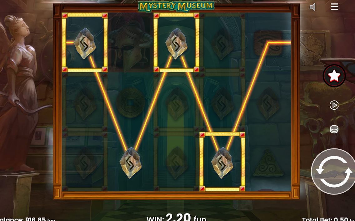 Grundspiel mit 5 Walzen, 3 Reihen und 10 Linien
