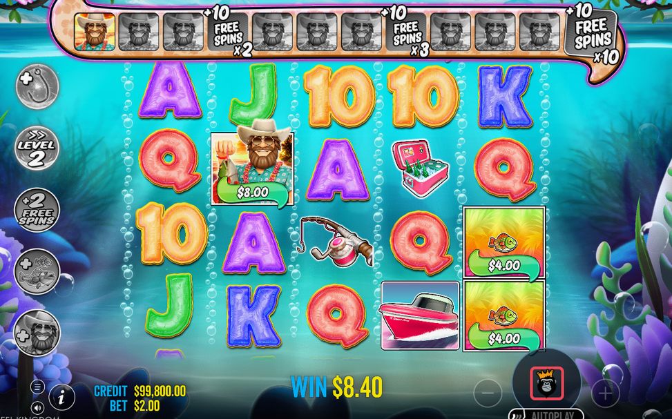 Freispiele mit Multiplier-Stufe auf dem Bildschirm