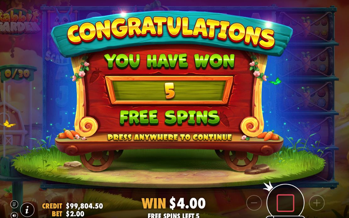 Free Spins auf dem 7x7-Raster während des Bonus
